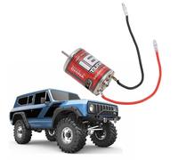 Fockety Moteur RC, Moteur brossé 540 16T avec Boîtier en Acier Inoxydable, étanche à Haute Torsion pour Voiture Camion Bateau RC pour Traxxas pour Remplacement Hsp pour