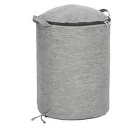 Fockety Organisateur de Rangement pour Jouets, Poubelle Pliable de Grande capacité de 13,4 X 16,5 Pouces avec Tapis de Jeu Amovible, pour Blocs de Construction, Animaux en Peluche (GRAY)