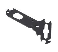 Fockety Outil de Montage Multifonctionnel 14 en 1, Ouvre-bouteille à écrou à Oreilles en Acier pour Camping-car Portable Noir