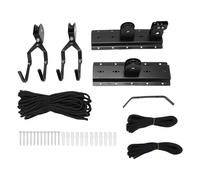 Fockety Palan à Kayak, Cintre Robuste avec capacité de 150 LB, élévateur de canoë de Stockage de Garage pour Boîte de Chargement, Canoës, Vélos, échelles, Planche à Pagaie