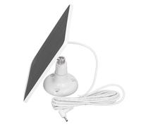 Fockety Panneau Solaire Pour Anneau, Versez le Bâton 2ème et 3ème Sonnette Vidéo, Alimentation Pour la Batterie de Caméra Projecteur avec Câble de Chargeur de 9,8 Piments, Soutien Réglable à