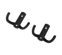 Fockety Patères en Alliage de Zinc, capacité de Charge de 18 Kg, Crochet à Peignoir à Double Griffe, Crochet Robuste en Métal à Double Griffe, pour Suspendre Manteaux, Sacs, Serviettes,