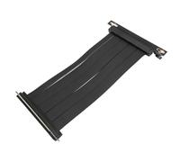 Fockety PCIe 4.0 X16 Riser Cable, Extenseur Flexible à Haute Vitesse avec Connecteur inversé à 90 Degrés pour RTX4090 RX8900, Compatible avec PCIe 3.0 2.0 1.0, Installation de GPU (30cm)
