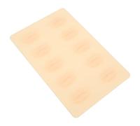 Fockety Peau de Pratique de Maquillage des Lèvres par Microblading Réaliste pour Débutants et Maîtres, Gel de Silice de qualité Alimentaire, Matériau en Silicone Réutilisable, pour école de beauté