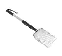 Fockety Pelle à Déjections de Poulet, Pelle à Litière en Métal Amovible et Réglable en Acier Inoxydable, Pelle de Tamisage pour Le Nettoyage du Poulailler, Pelle Antiadhésive pour (Style