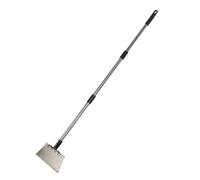 Fockety Pelle de Nettoyage de Jardin, Poignée Réglable de 1,6 M, Pelle Multifonctionnelle Robuste avec Tête en Acier au Carbone, pour Le Désherbage, Le Déneigement, Les Bordures de