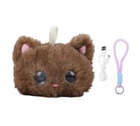 Fockety Peluche Intelligente AI, Animal en Peluche Interactif avec Interaction Vocale en Temps Réel en 66 Langues, Technologie de Reconnaissance des émotions, avec Changement de Rôle, (Brown)