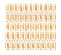 Fockety Petite Pince à Papier Portable Orange/support, 180 Pièces, Clips Mignons pour la Classification des Fichiers, Fil Enduit D'animal Familier pour le Marquage de Signets