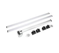 Fockety Pied de Table Souple, Pieds Pliables de 28,5 Pouces / 7,25 Cm et Rail Coulissant, Pliables Plibles 38,6 Pouces Doubles Rails de Guidage, Soutien de la Peinture Murale de la Durée Durée pour