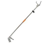 Fockety Pince à Serpent, Attrape-Serpent Professionnel Pliable en Acier Inoxydable avec Poignée Auto-verrouillable, Outil de Manipulation à Mâchoire Large pour éleveurs de Serpents