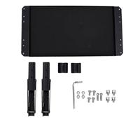 Fockety Plateau à Outils Magnétique, Extension D'établi en Alliage D'aluminium avec Conception Pliable et Surface Recouverte de Caoutchouc pour Systèmes de Boîte à Outils Modulaires,