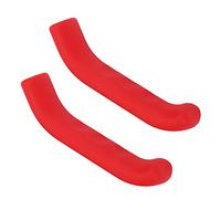 Fockety Poignées de Protection de Levier de Frein de Vélo en Silicone de qualité, Conception à Enfiler étanche, Ergonomique pour Vélo de Montagne de Route, Matériau Léger (rouge)