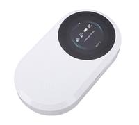 Fockety Point d'accès Mobile, routeur de Voyage 4G Wi-FI 6, Compatible avec 32 utilisateurs, Emplacement SIM et écran LED, Double Bande 2,4 GHz/5,8 GHz, 3000mAh, débit élevé 300Mb (White)