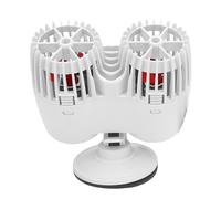 Fockety Pompe de Circulation D'aquarium, Fabricant D'ondes D'aquarium à Double Tête Silencieux avec Aspiration de, High Wonker Test Power Power for Optimal Water (Prise UE 220V)