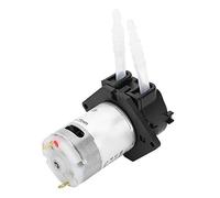 Fockety Pompe Doseuse Péristaltique Facile à Démonter, Tête de Tube pour Analyse Chimique en Laboratoire D'aquarium, Adaptée à L'auto-amorçage, Pompe Doseuse Chimique, Laboratoire (BLACK)