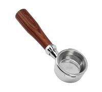 Fockety Portafiltre sans Fond de 58 mm pour Gaggia, Portafiltre sans Fond en Acier Inoxydable à 2 Oreilles avec Panier-Filtre, Compatible avec Gaggia Classic Evolution Espresso (E