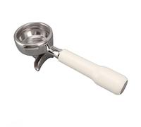 Fockety Porte-Filtre à Expresso 58 Mm, Porte-Filtre à Expresso à 2 Oreilles, AMOVIBLE, à Café en Acior Inoxydable pour Nuova et la Plupart des Cafetières Avec (WHITE)