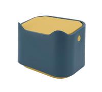 Fockety Poubelle de Litière pour Chats, Mini-Poubelle Multifonctionnelle COMPTOP CANSE avec Couvercle de Presse, Poubelle de Poop de Chat, Poubelle de Salle de Bain pour la Maison