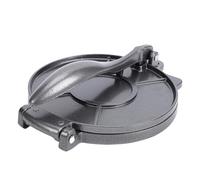 Fockety Presse à Pâte Manuelle, Presse à Tortilla en Alliage D'aluminium pour Emballages de Boulettes et Pains Plats, Outil de Presse à Main avec Conception Légère Antirouille, 8,7 X (BLACK)