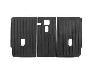 Fockety Protecteur de Dossier de siège arrière, Protecteur de Dossier de siège arrière pour Model Y 5 Places 2020 à 2023, TPE All Weather Cargo Mats Rear Seat Backrest Mat