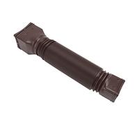 Fockety Rallonge DE Bec DE DESCENTE, Rallonge DE GOUTTIRE, Extensible DE 20 à 59 Pouces, DE Vidange DE Bec Vers Le Bas Rétractable pour éclaboussures DE Gouttière DE Maison (BROWN)