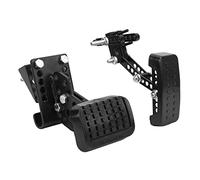 Fockety Rallonges de Pédales D'accélérateur et de Frein pour Conducteurs de Petite Taille, Longueur et Angle Réglables Rallonge de Pédales de Frein et D'accéLérateur pour Voiture, Karting