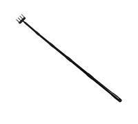 Fockety Râteau de Jardin avec Houe de Jardin, Houe à ÉTrier et Cultivateur à Boucle de Décésherbage Robuste Avoc Poignee Réglable, Outil de Hula Hoe en Acier Inoxydable Coul (5 Sections)