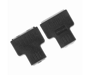 Fockety Répartiteur D'extension de Câble de Connecteur LAN, Interface Femelle RJ45, Adaptateur Réseau à Signal Stable, 1 à 2 Ports, pour Ordinateurs, Noir (Black)