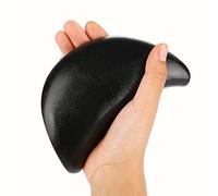 Fockety Repose-cou en Gel pour Utilisation en Salon ou à Domicile Coussin de Bassin de Coiffure en Silicone Noir 14 X 7 Cm