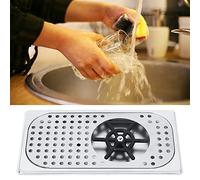 Fockety Rinceuse de Verre en Acier Inoxydable 201 G1/2 Pouces, Nettoyant pour Lave-tasse de qualité pour Hôtel et café, Lave-tasse Pratique pour un Usage Domestique