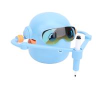 Fockety Robot de Dessin pour Enfants, Robot de Dessin éducatif Interactif Montessori, Machines à Dessiner Intelligentes avec 100 Cartes et 12 Stylos Colorés pour Filles et Garçons