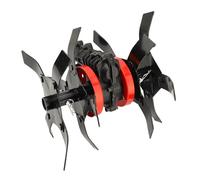 Fockety Roue de Débroussailleuse à 6 Griffes pour Desserrer Le Sol, Tête de Roue Multifonctionnelle en Métal de 26 Mm à 9 Dents pour Tondeuse Universelle, Roue de Desserrage pour