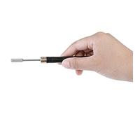 Fockety Rouleau de Teinture avec Bord Lisse et Bois de Santal pour L'artisanat du Cuir, Applicateur Zéro Déchet pour les Projets