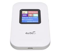 Fockety Routeur Wi-FI 4G, Point d'accès Mobile 4G LTE Portable, Appareil réseau Compact sans Fil à Piles avec Emplacement pour Carte Micro SIM, pour Voyages d'affaires et Travail