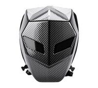 Fockety Sac à Dos de Moto LED, écran Programmable, Fibre de Carbone étanche
