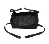 Fockety Sac à Outils échelle Noire 1680D, Pochette à Outils Multifonctionnelle en Tissu Oxford avec 4 Sangles Auto-agrippantes, pour électricien Charpentier Mécanicien Plombier