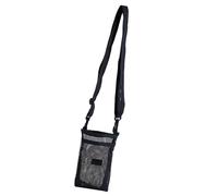 Fockety Sac de Support de Bouteille D'eau, Sangle en Maille en Nylon en Sangle Légère Réglable avec une Poche Latérale pour les Cartes de Clés de Téléphone, pour la Randonnée des Activités (bleu
