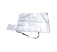 Fockety Sac sous Vide Universel pour Souffleur de Feuilles, Sac de Vidange en Tissu Oxford de Grande capacité avec Fermeture éclair et Poignée Intégrée, étanche à l'eau et à la Poussière (Argent