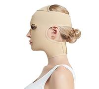 Fockety Sangle de Lifting du Visage, Ligne V, Bandage Amincissant pour Massage du Visage, Façonnage des Joues, Relâchement de la Peau, pour Femmes, Couleur de Peau (XL)