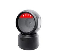 Fockety Scanner de Codes-Barres de Bureau, Lecteur de Codes-Barres Filaire USB à Détection Automatique Omnidirectionnelle, Scanner de Codes QR 1D 2D pour supermarché, Entrepôt