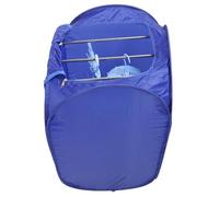 Fockety Séchoir Portable, 800W 35,4 Pouces de Hauteur PTC Chauffage Souple Séchoir à Linge de Voyage Couvercle Résistant aux Hautes Températures Mini à Linge Avec Minuterie