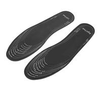 Fockety Semelles Intérieures de Chaussures en Latex, Absorbe les Chocs et la Sueur, pour Hommes et Femmes, Chaussures de Sport en Tissu Noir, Taille 36-46 (Je vends une paire)