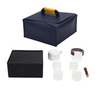 Fockety Service à thé Kungfu portable pour voyage, avec théière et tasses en céramique, élégant coffret de rangement, idéal pour les pique-niques au bureau ou en camping
