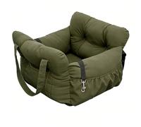 Fockety Siège de Voiture pour Chiens de Petite et Moyenne Taille, Siège Rehausseur en Peluche Douce avec Poches de Rangement et Cordes de sécurité, Lit de Voyage Imperméable à Fond (50 * 50 * 30 cm)