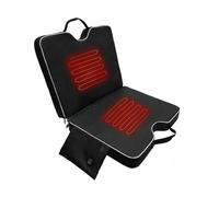 Fockety Sièges de Stade Chauffants avec Support Dorsal, Chaise de Gradin Pliable Portable avec Température Réglable, Coussin de Siège rembourré pour Gradins, Sports, événements