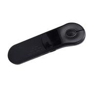 Fockety Souris de présentation, télécommande PowerPoint Rechargeable Bluetooth 2,4 GHz avec pavé Tactile, Ergonomique, sans Fil, Batterie intégrée de 150 mAh pour PC Portable (Black)