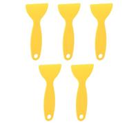 Fockety Spatule D'imprimante 3D, Grattoir D'élimination de Résine Haute durabilité pour WANHAO D8 pour Jaune pour le Nettoyage de L'auge en Résine DLP Photopolymérisable, adapté à, Poignée
