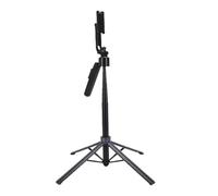 Fockety Stabilisateur à cardan avec télécommande, trépied Selfie Extensible, Suivi du Visage, Rotation Automatique à 360° trépied Portable 4 en 1 pour téléphone, Diffusion en Direct