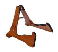 Fockety Stand de Guitare, Support de Guitare électrique Pliant Portable, un Cadre Solid Construction Solid Bambusoideae Stand pour la Guitare électrique Acoustique Basse Violon