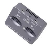 Fockety Station d'accueil M.2 à 2 Baies, Boîtier de Disque Dur Externe USB 3. Type C Gen2x2 20 Gbit / S, Prix en Charge du Duplicateur de Clone Horse Ligne Coule Ssd M.3 . Clés Nvme Nvme